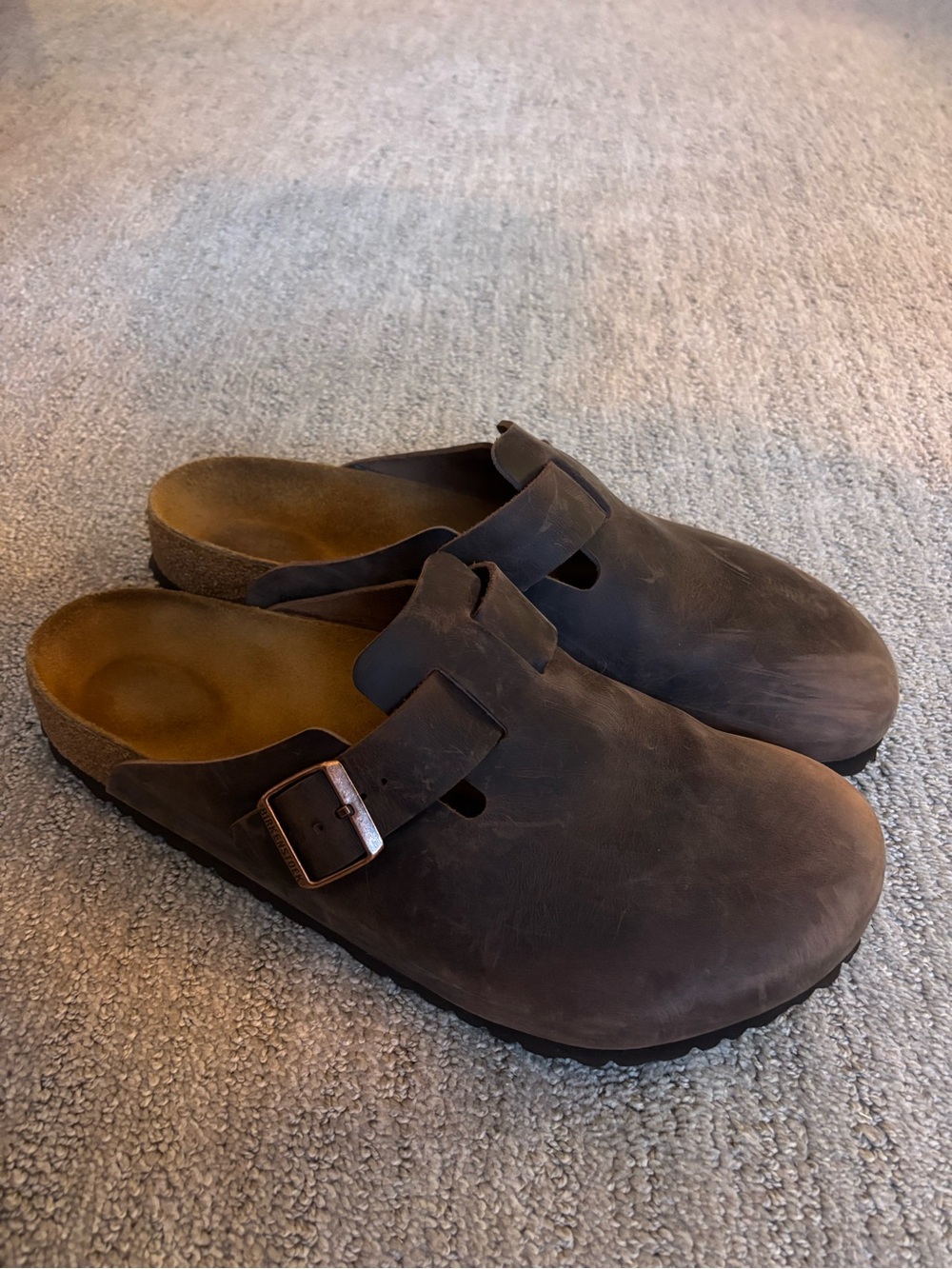 Men’s Birkenstock Leather Clogs